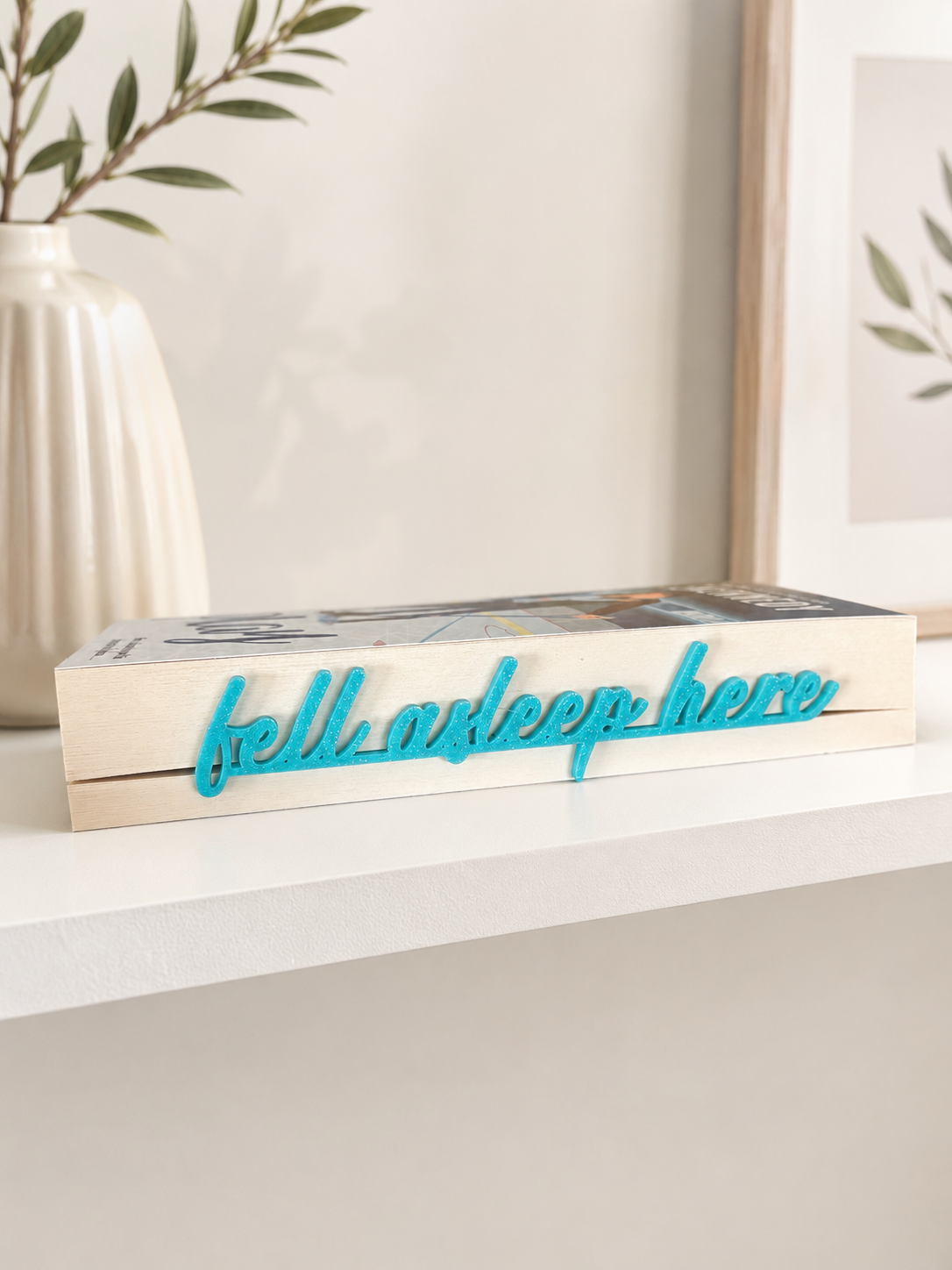 Fell Asleep Here Side Bookmark