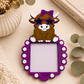 Highland Cow - Sticky Note Holder