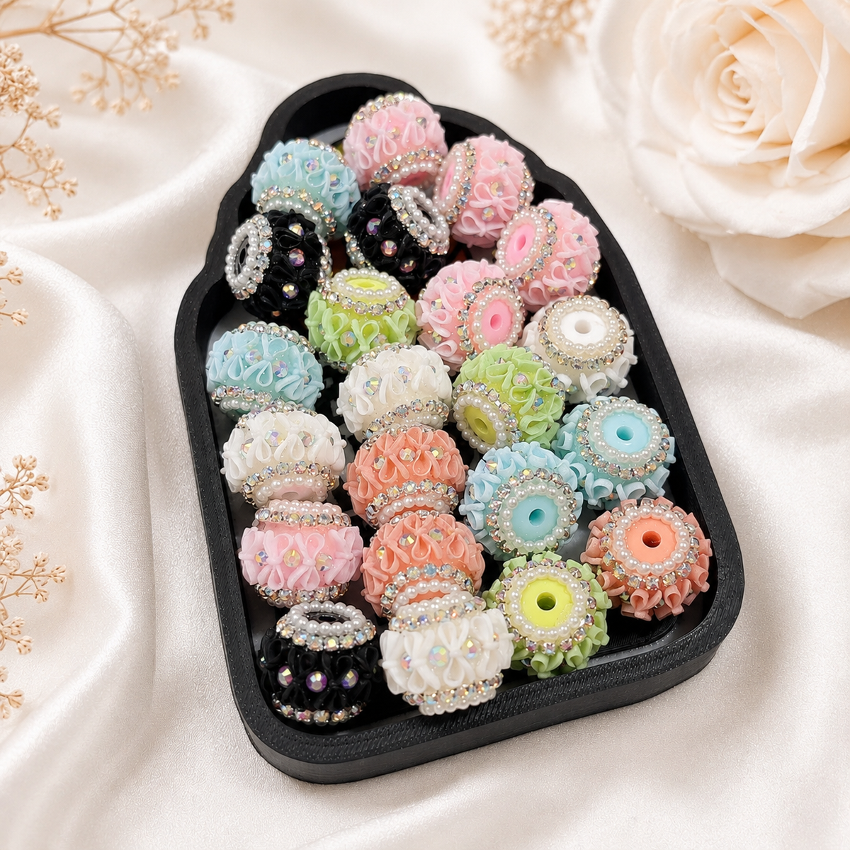 Bow Design Fancy Bead