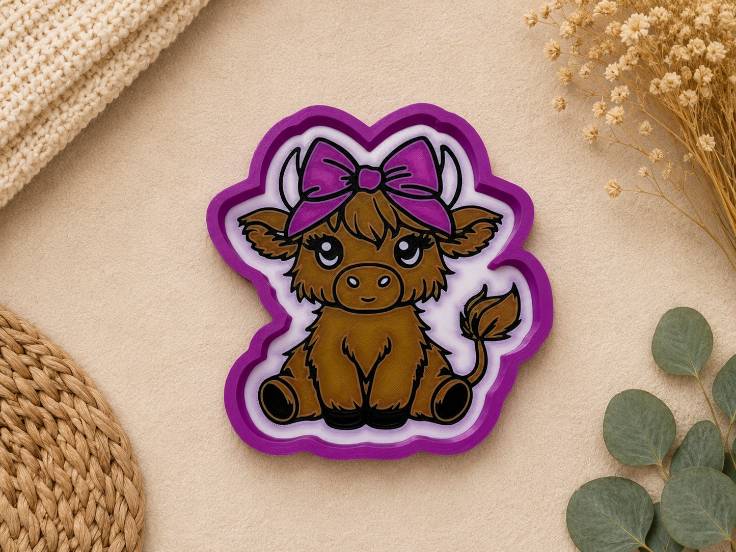 Highland Cow - Trinket Tray