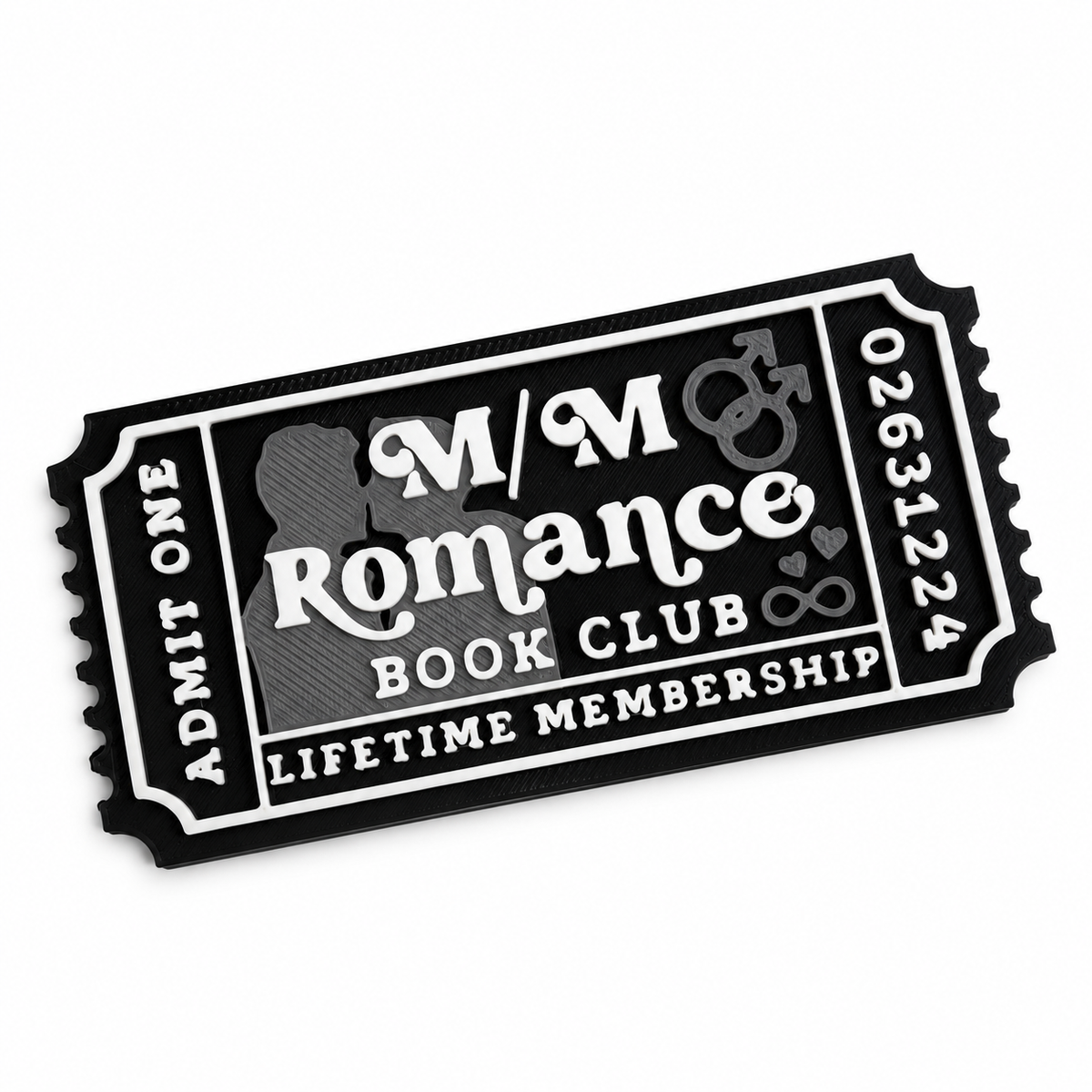 M/M Romance Bookshelf Ticket