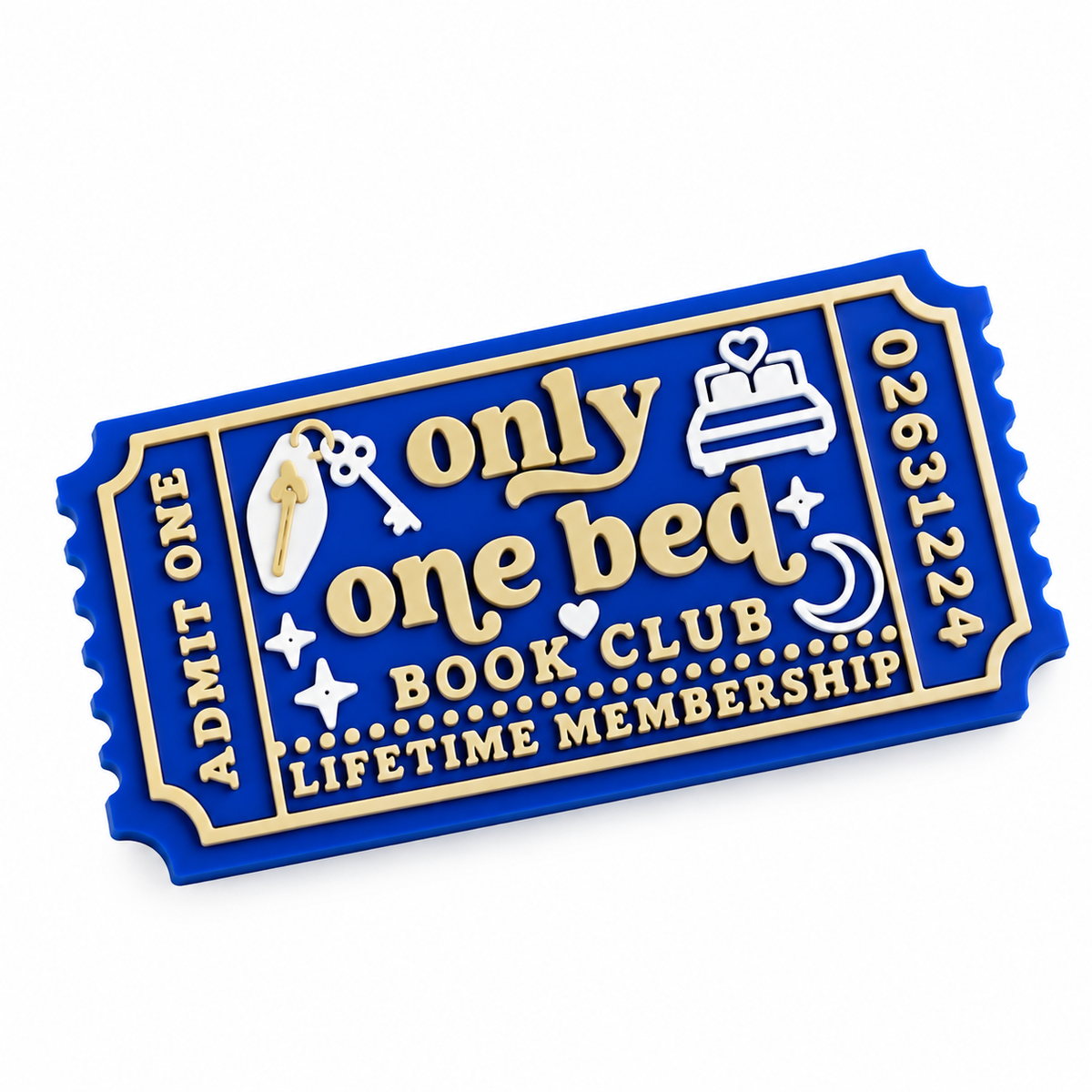 Only One Bed Bookshelf Ticket