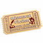 Historical Fiction Bookshelf Ticket