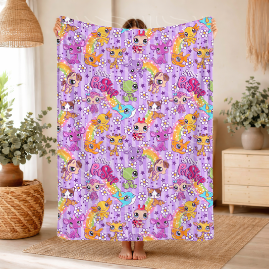 Littl_st P_t Sh_p - Throw Blanket