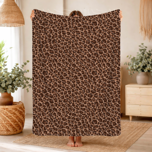 Leopard Print - Throw Blanket
