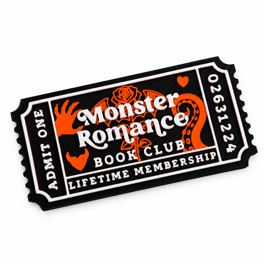 Monster Romance Bookshelf Ticket