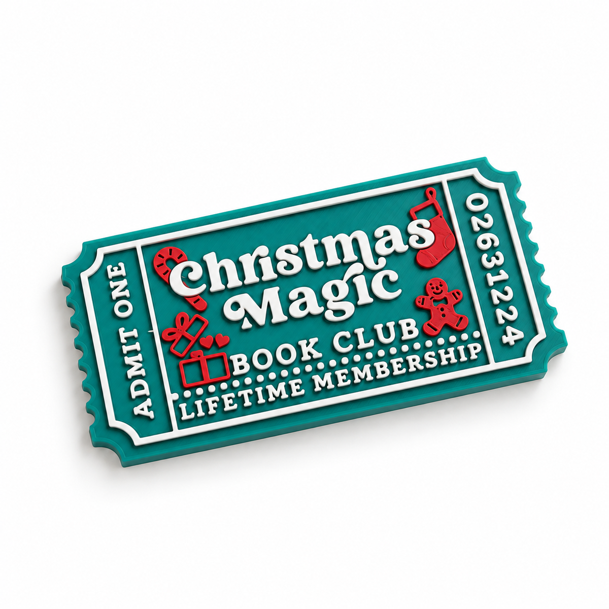 Christmas Magic Bookshelf Ticket