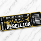 Rebellion Boarding Pass Bookmark