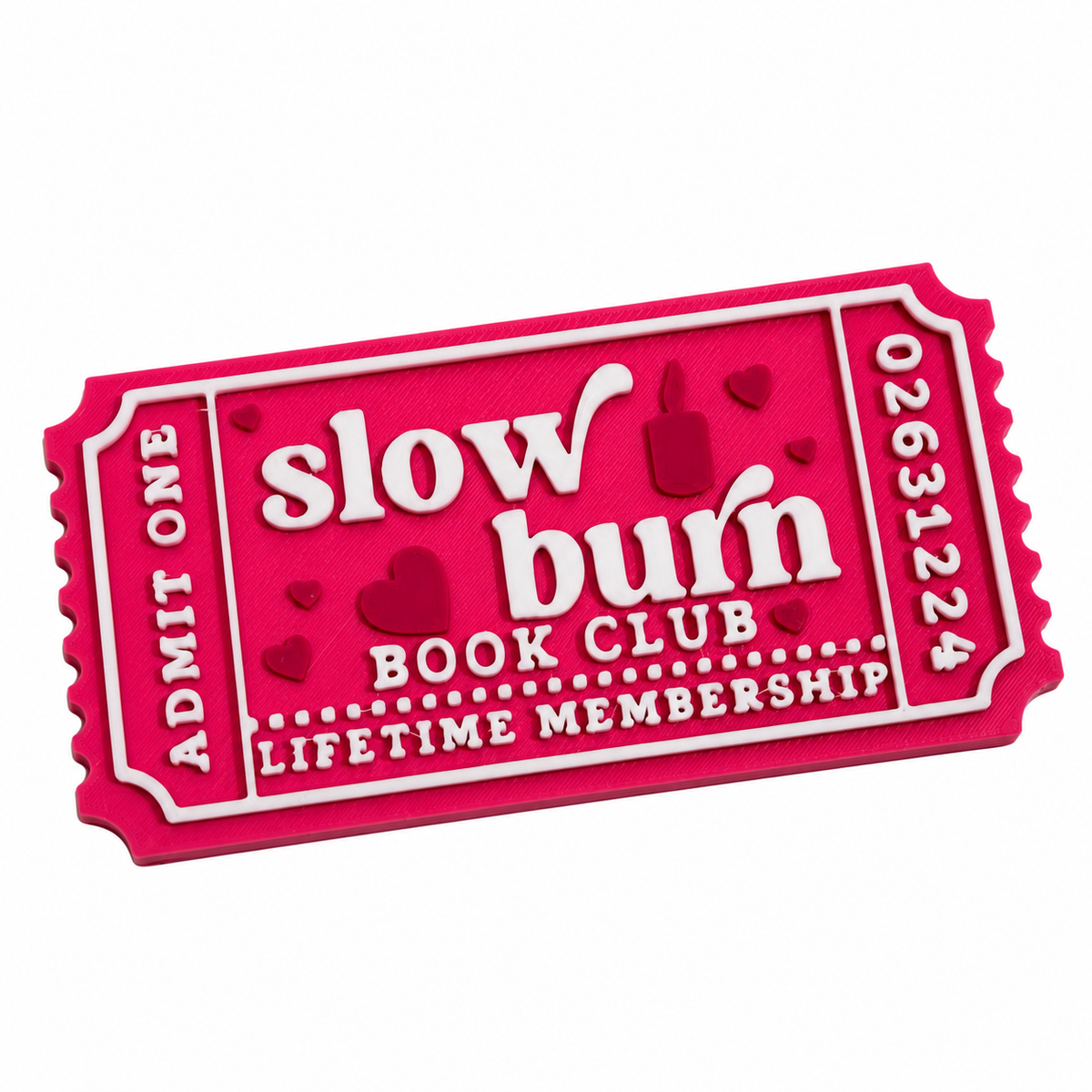 Slow Burn Bookshelf Ticket