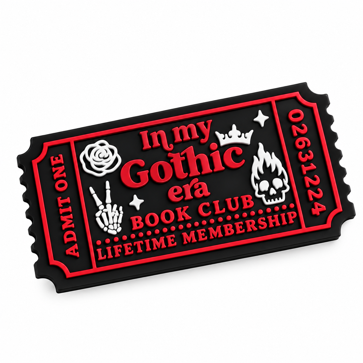 Gothic Era Bookshelf Ticket