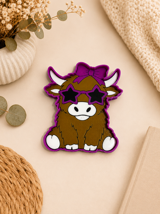 Highland Cow - Trinket Tray