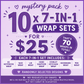 Mystery Pack – 10 x 7-in-1 Wraps