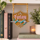 Fantasy Hanging Bookshelf Sign