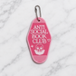 Anti Social Book Club Motel Keychain