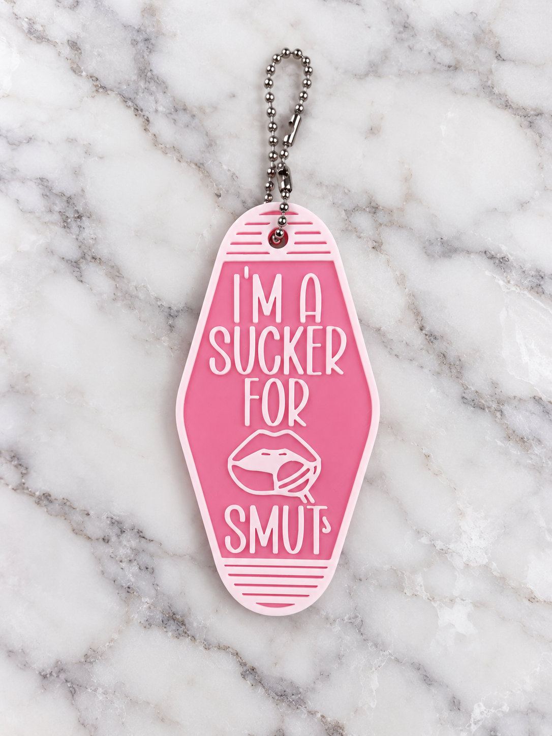 Sucker For Smut Motel Keychain
