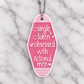 Obsessed With Fictional Men Motel Keychain