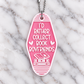 Book Boyfriends Motel Keychain