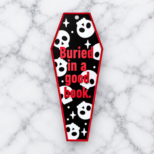 Buried In A Good Book Bookmark
