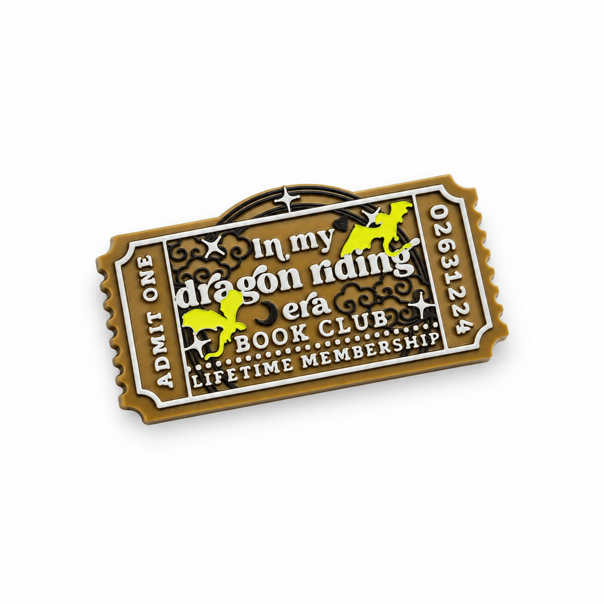 Dragon Riding Era Bookshelf Ticket
