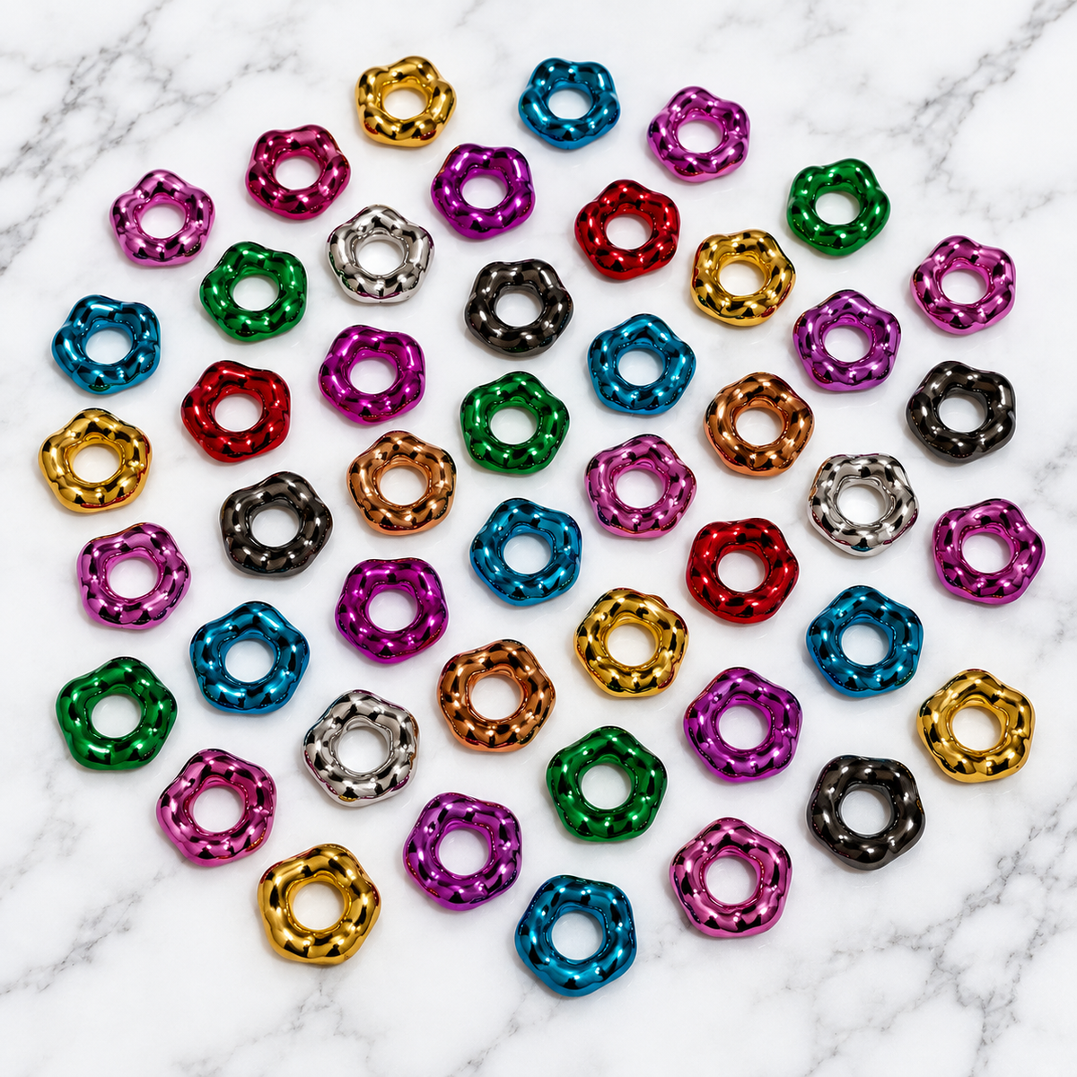 Metallic Wavy Spacer Packs