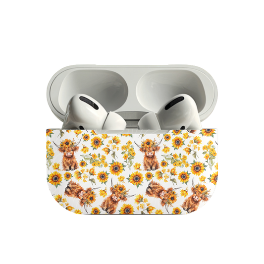 Sunflower Highland | AirPod Case