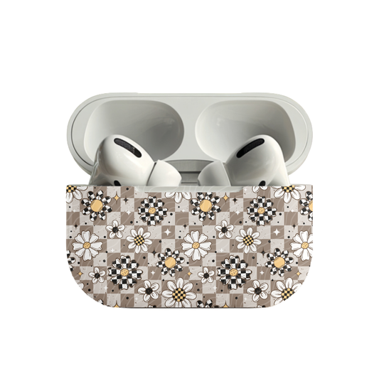 Checkered Bloom | AirPod Case
