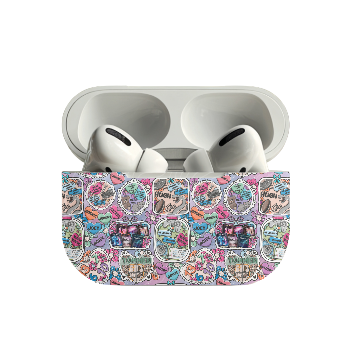 Rugby Hearts | AirPod Case