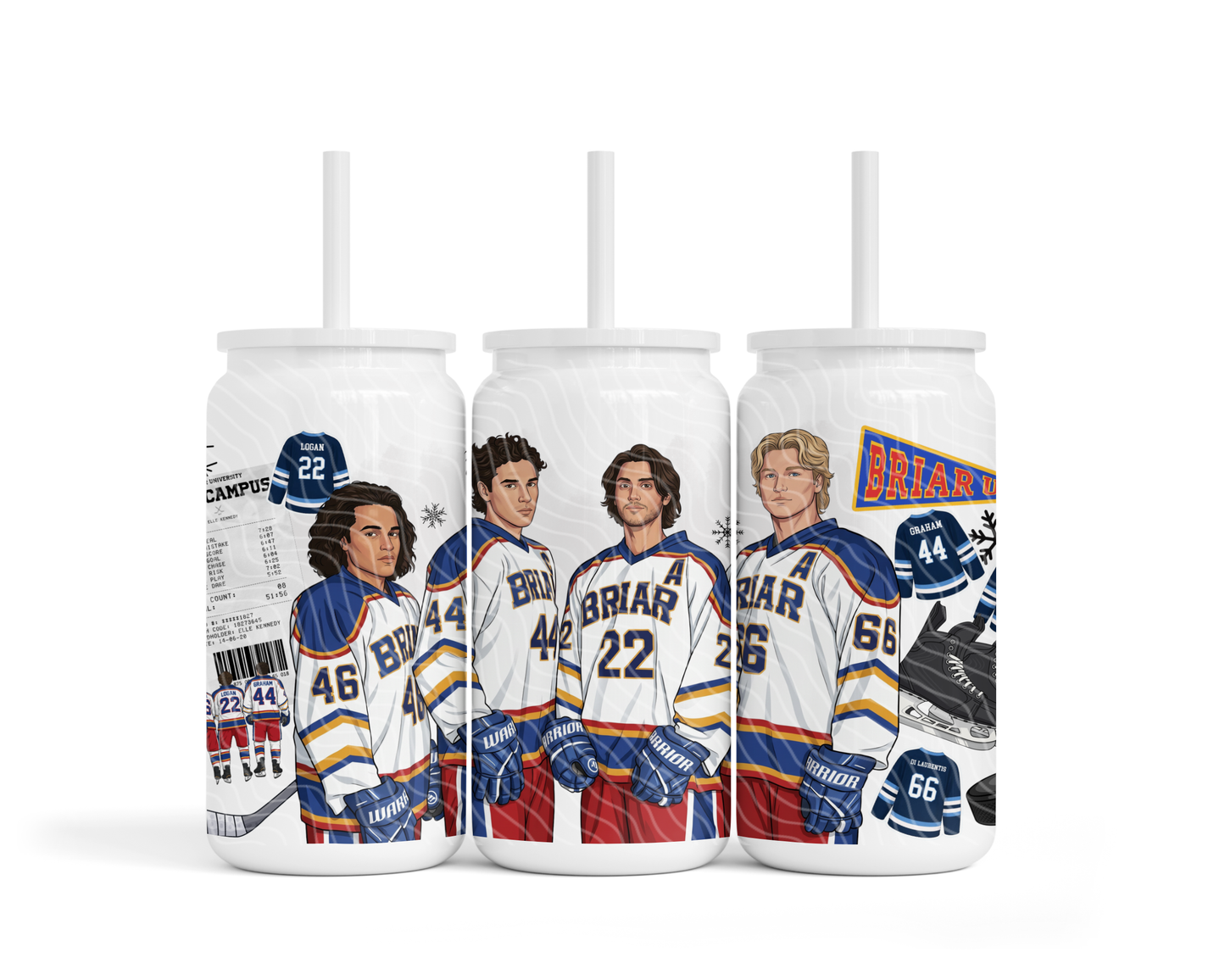 Book Boyfriends | 16oz Stainless Steel Can
