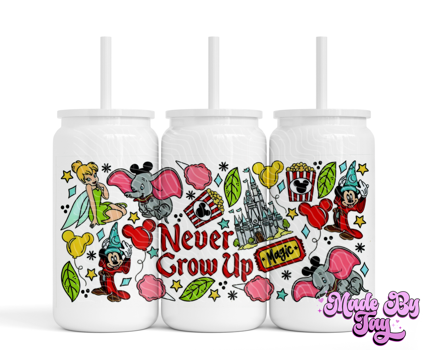Never Grow Up - 16OZ UV DTF Wrap