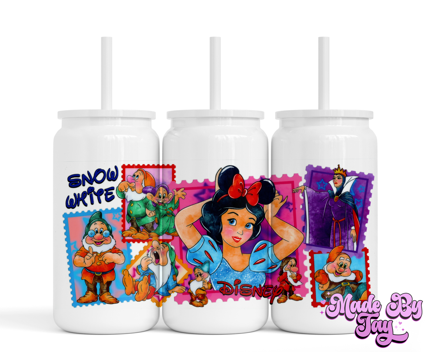 Sn_w Wh_te - 16OZ UV DTF Wrap