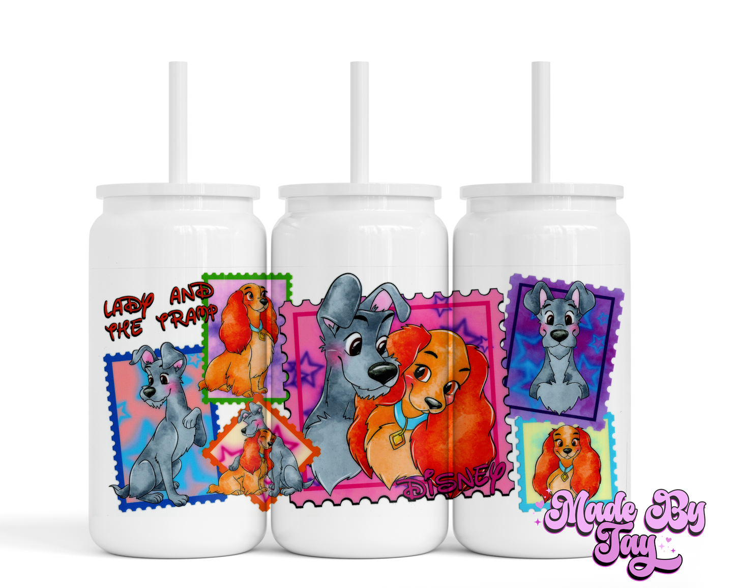 L_dy & The Tr_mp - 16OZ UV DTF Wrap