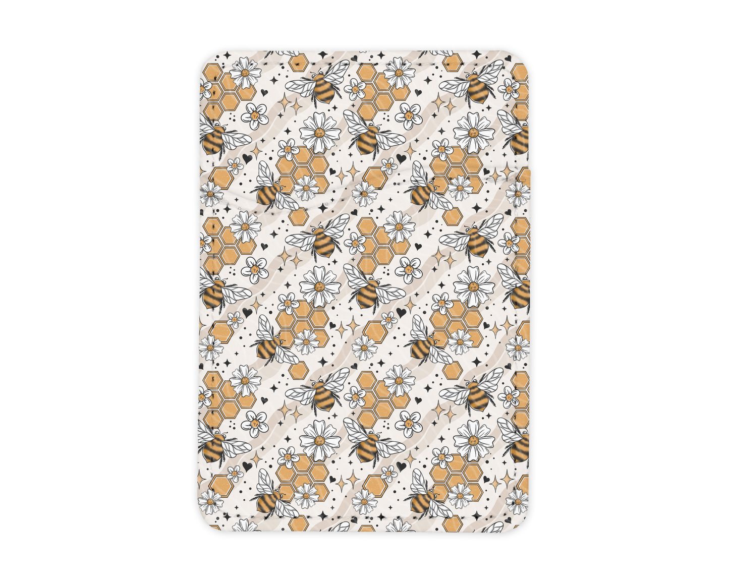 Honeycomb Bees | MagSafe Card Holder