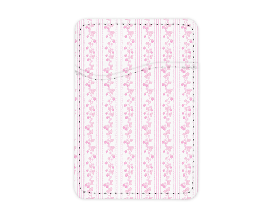 Strawberry Lace | MagSafe Card Holder