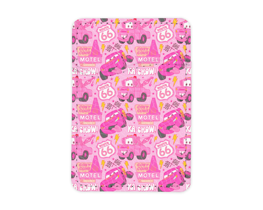 Pink Pit Crew | MagSafe Card Holder