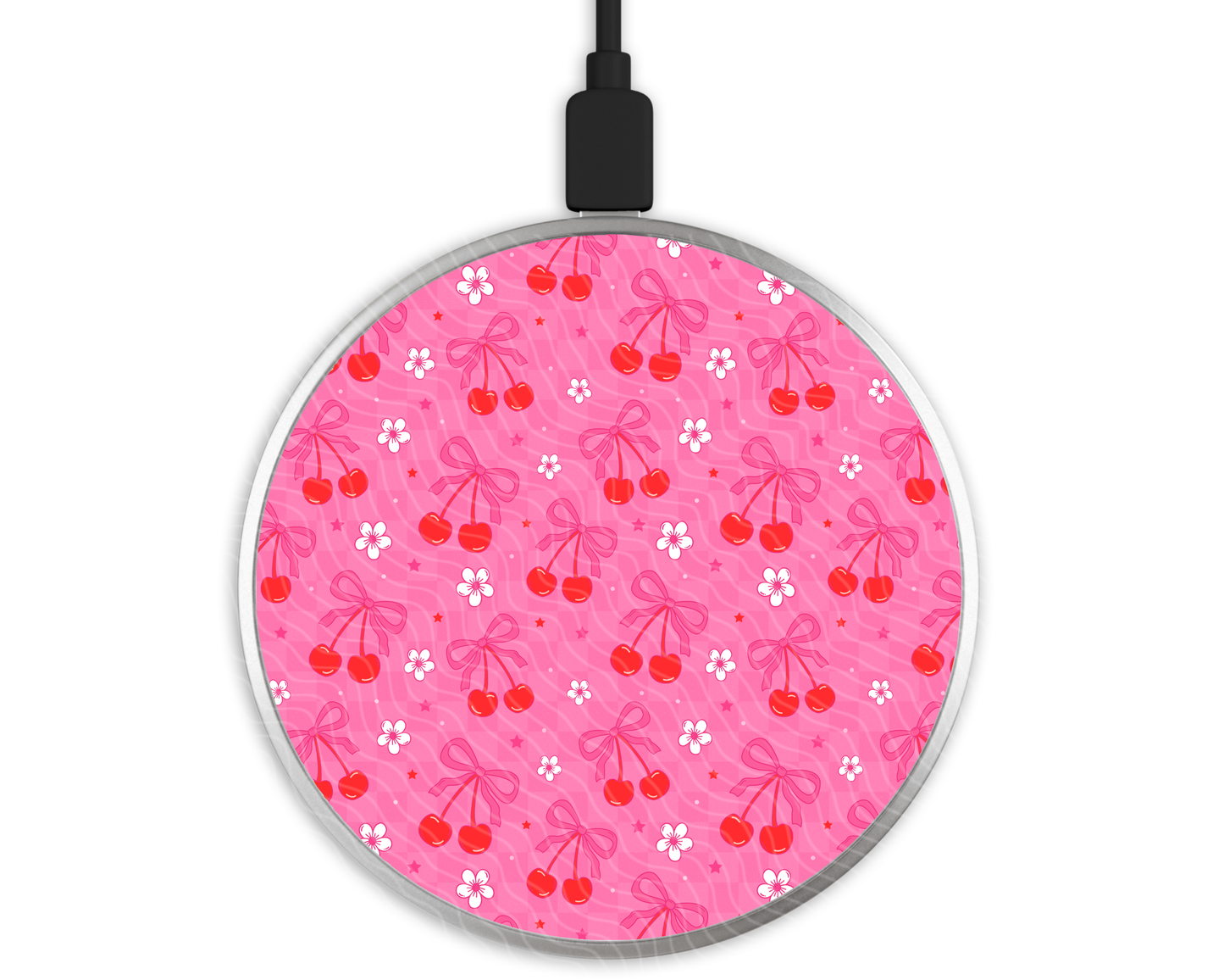 Pink Cherries | Wireless Charger