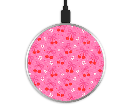 Pink Cherries | Wireless Charger