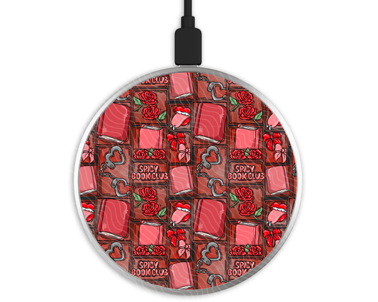 Spicy Book Club | Wireless Charger
