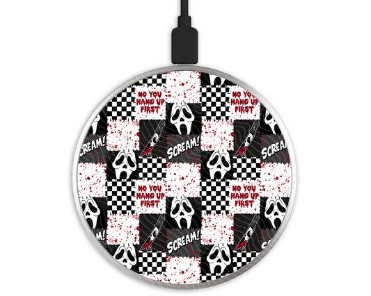 Patchwork Screams | Wireless Charger