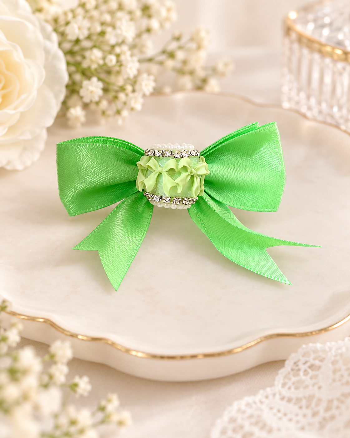 Bow With Bow Fancy Bead