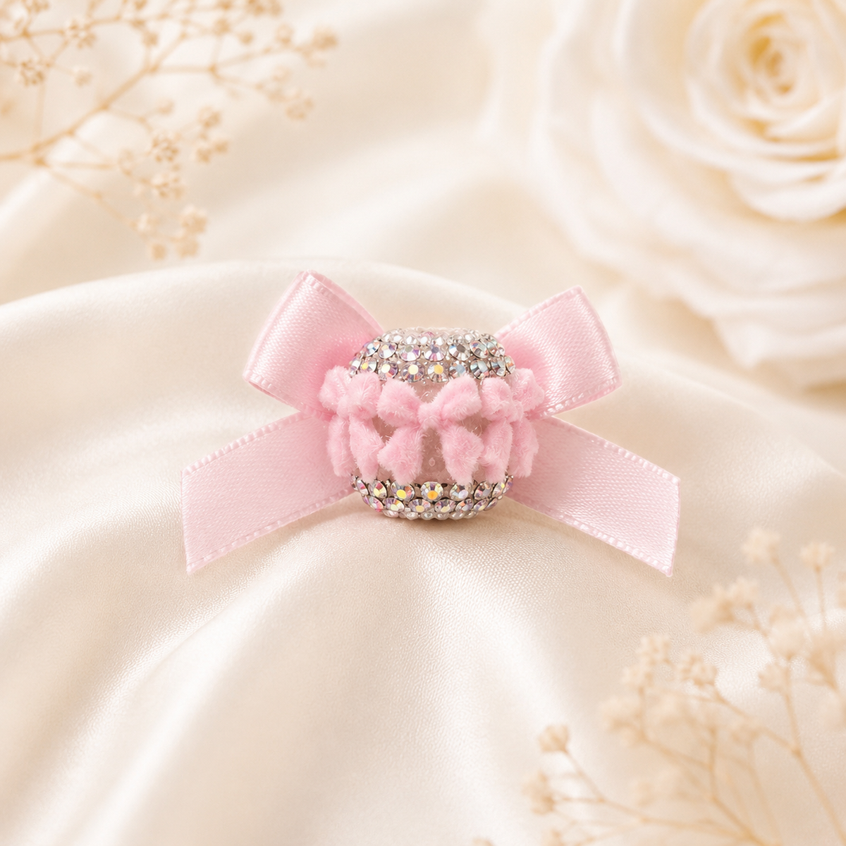 Pearl Drop Small Bow Fancy Bead