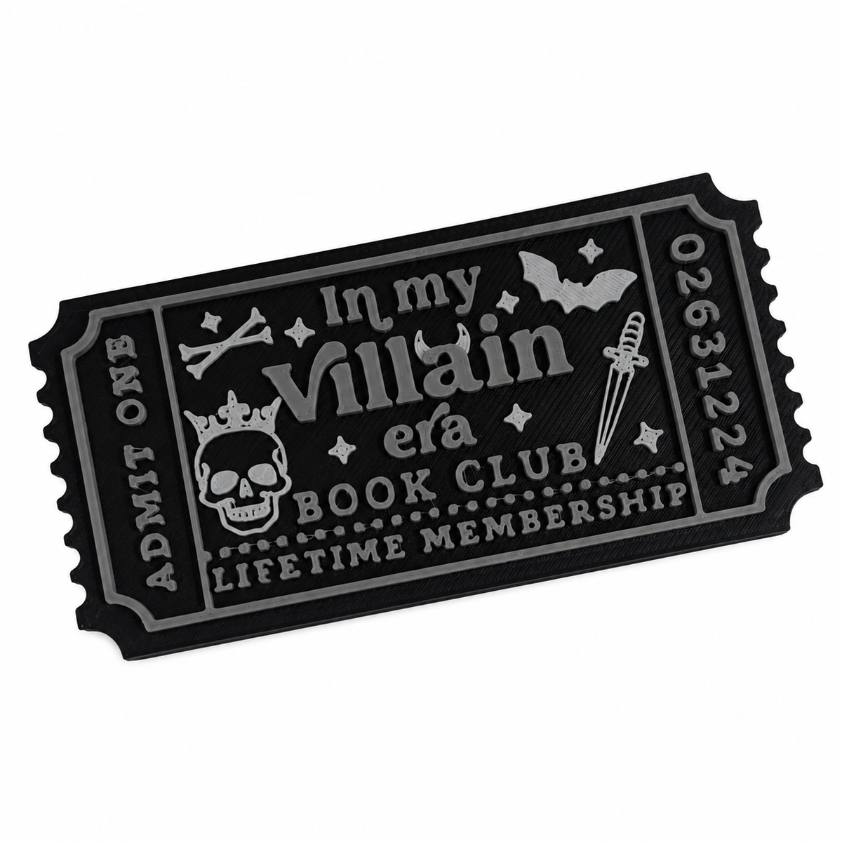 Villain Era Bookshelf Ticket