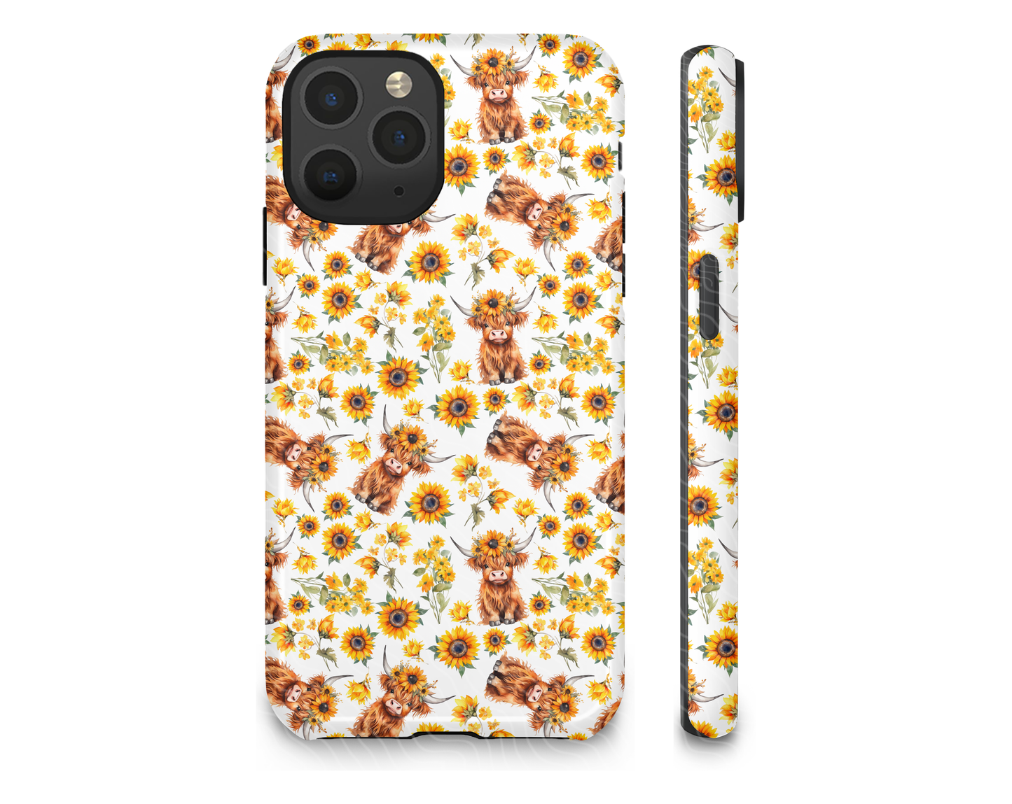 Sunflower Highland | MagSafe Phone Case
