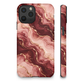 Burgundy Blush Marble | MagSafe Phone Case
