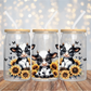 Cows With Glasses - 16OZ UV DTF Wrap