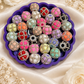 Heart Between Rhinestones Fancy Bead