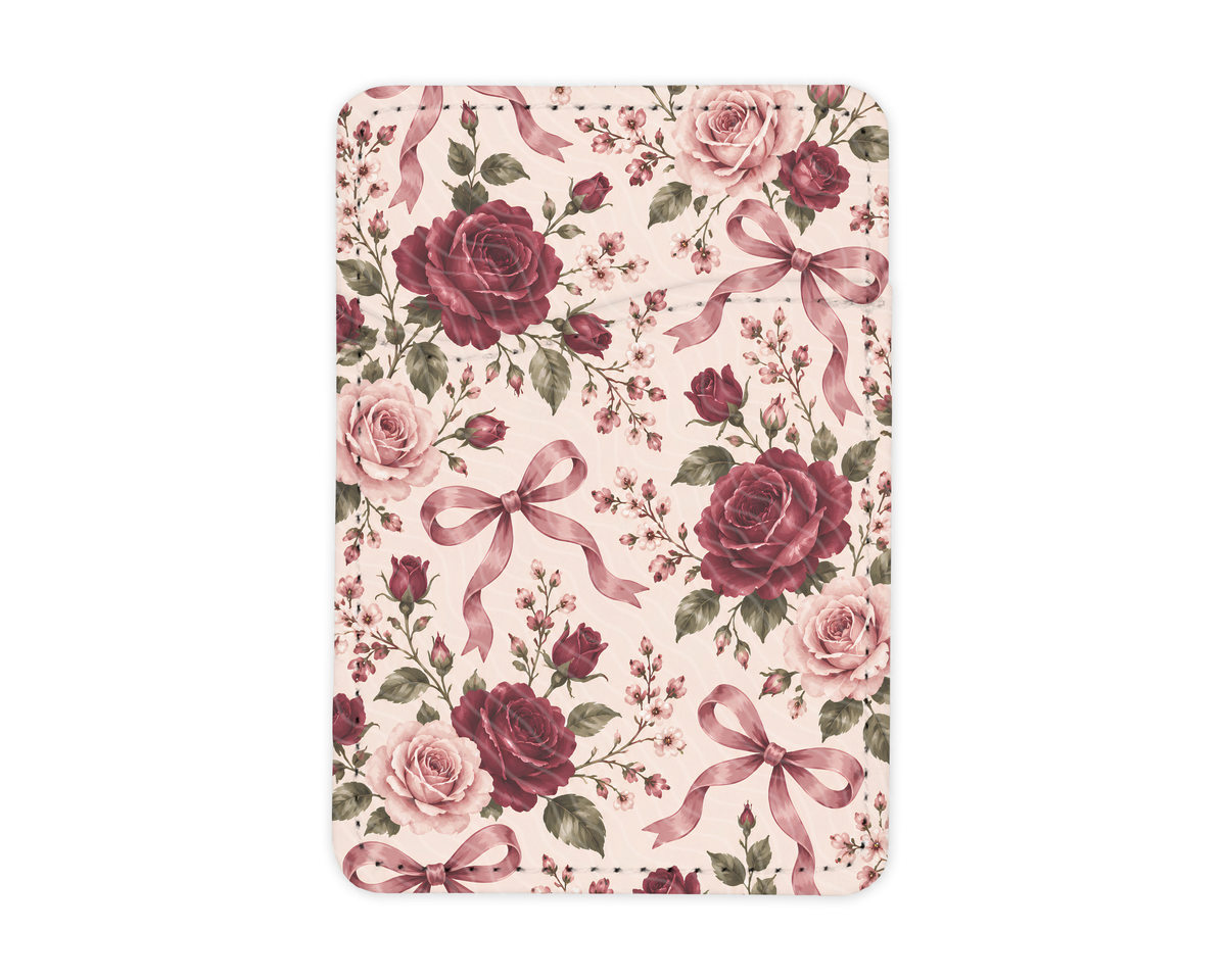 Rose Bows | MagSafe Card Holder