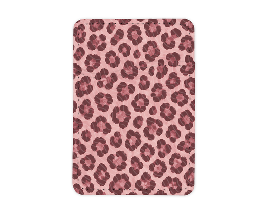 Burgundy Leopard | MagSafe Card Holder