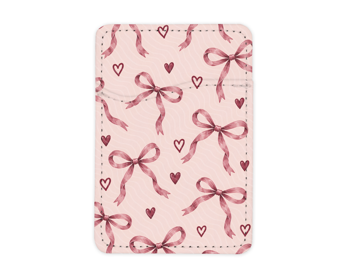 Bow Hearts | MagSafe Card Holder