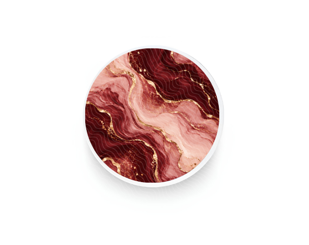 Burgundy Blush Marble | MagSafe Phone Grip