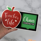 Teacher Life Sticky Note Holder
